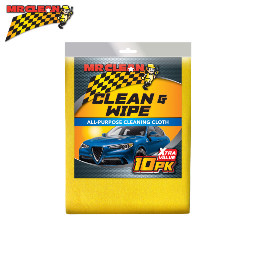 Mr Clean All Purpose Clean & Wipe (10 Pcs/Pack) - auto2u
