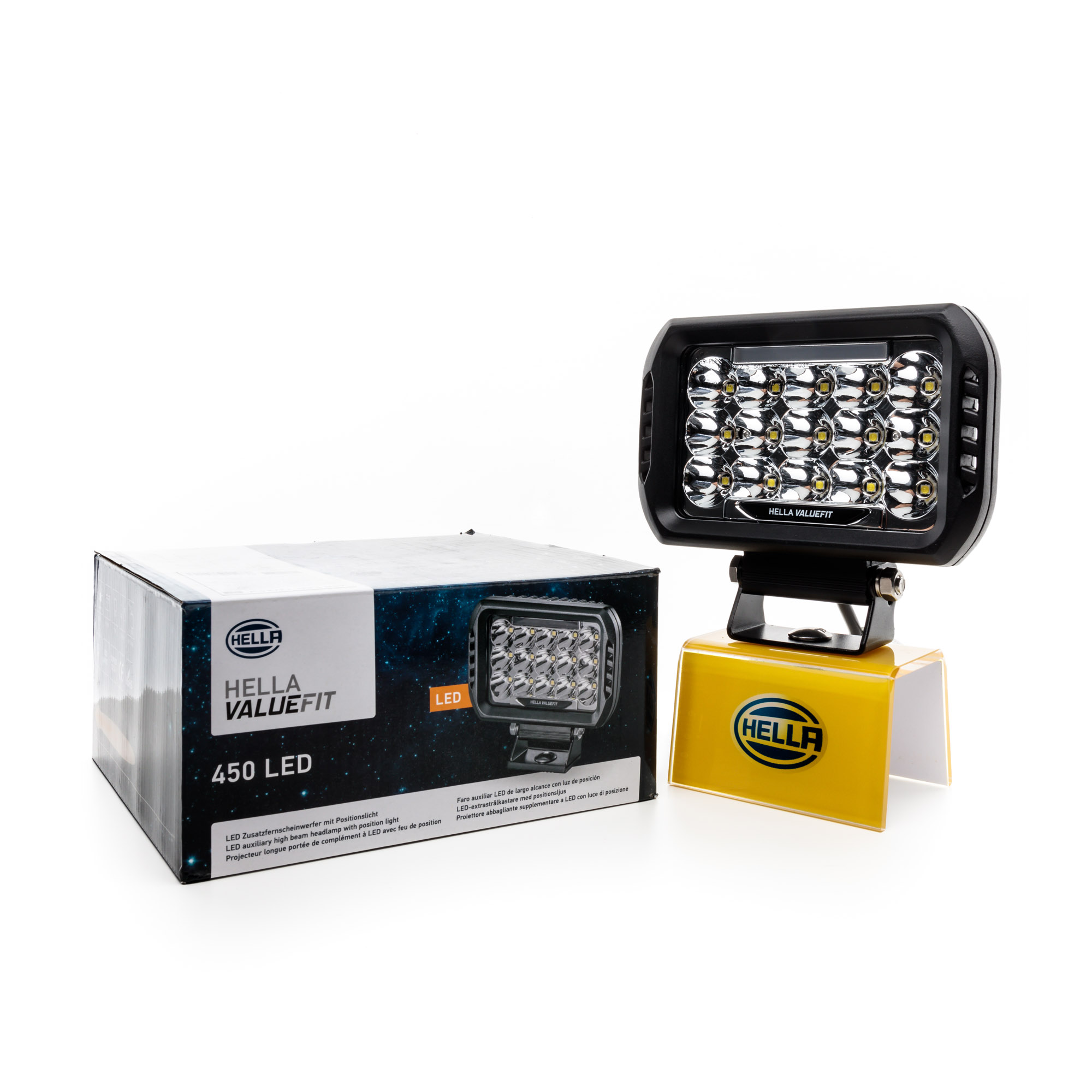 HELLA - LED-Fernscheinwerfer - Valuefit 450 - ECE-R112/ECE-R10/E9  16538/ECE-R7/E1 5085 - 1FE 358 154-031 : : Auto & Motorrad