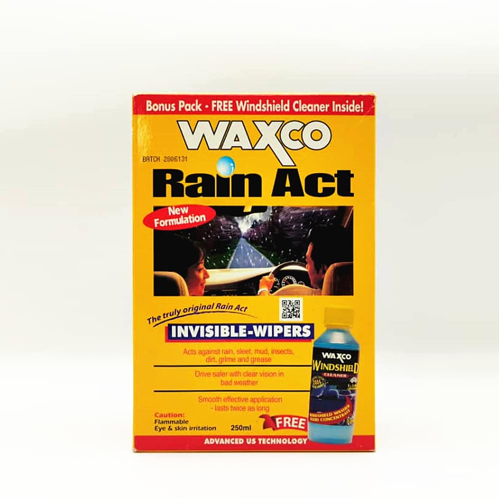 Rain Act 250 ml + Windshield Cleaner 120 ml – WAXCO Auto Care