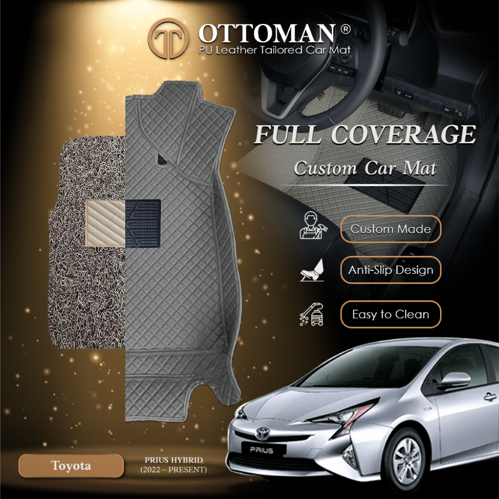 [CLASSIC SERIES] Ottoman Car Mat for TOYOTA PRIUS HYBRID auto2u