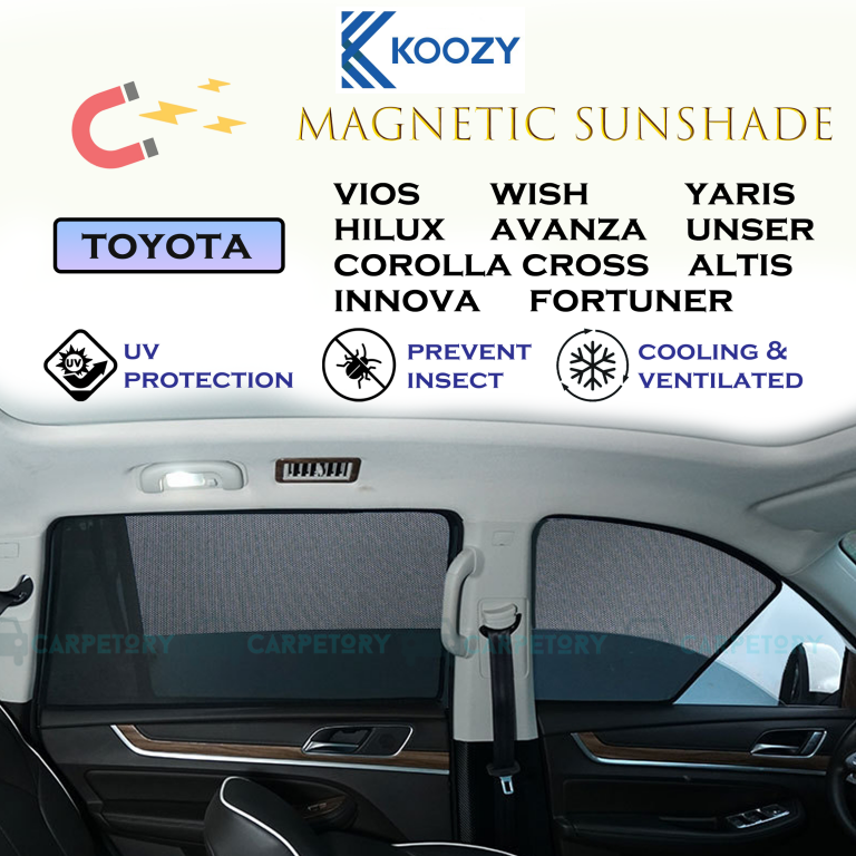 KOOZY MAGNETIC SUNSHADE for TOYOTA - auto2u