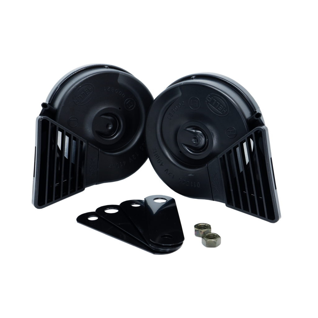 HELLA WATERPROOF TE12 SET TRUMPET HORN 3FH 011 225181 auto2u