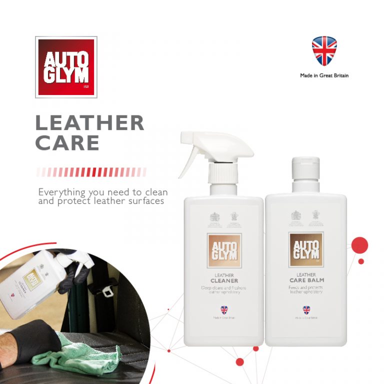 Autoglym Leather Care Bundle Leather Cleaner + Leather Balm auto2u